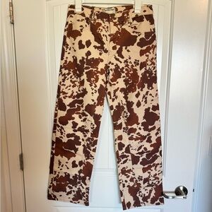 We The Free Brown and Cream Patterned Pants